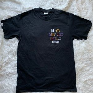 BTS McDonald’s Unisex Crew T-shirt Size Medium New